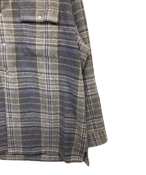 RALPH LAUREN Purple Label（ラルフ ローレン パープル レーベル）RALPH LAUREN Purple Label (ラルフ ローレン パープル レーベル) カシミヤネルシャツ パープル サイズ:Lの古着・服飾アイテム