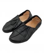 Trippenトリッペン）の古着「レザースリッポン」｜ブラック