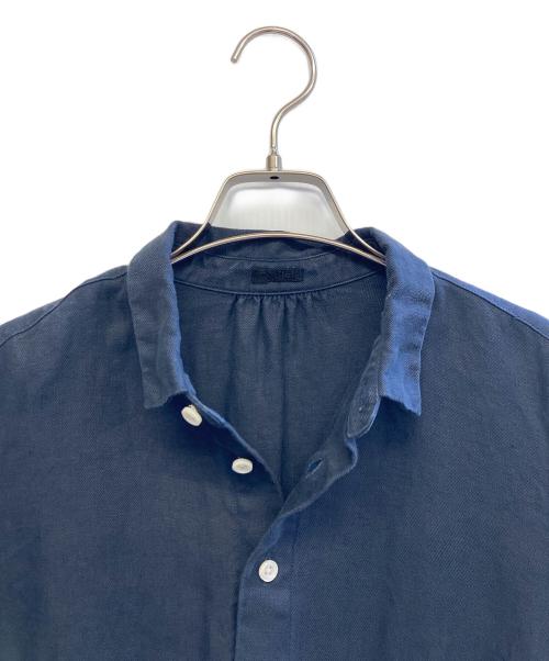 maillot（マイヨ）maillot (マイヨ) リネン半袖ワンピース ブラックの古着・服飾アイテム