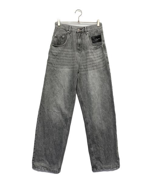 masonprince（メゾンプリンス）MASONPRINCE (メゾンプリンス) ハイウエストデニムパンツ グレー サイズ:1の古着・服飾アイテム