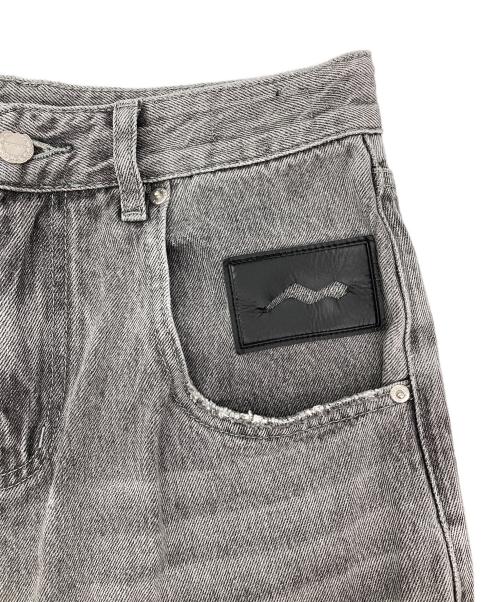 masonprince（メゾンプリンス）MASONPRINCE (メゾンプリンス) ハイウエストデニムパンツ グレー サイズ:1の古着・服飾アイテム