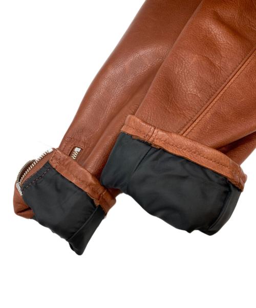 SCHOTT BROS.（ショット）SCHOTT BROS. (ショットブロス) 528US COW NEW NAKED D-POCKET RIDERS JKT ブラウン サイズ:36の古着・服飾アイテム