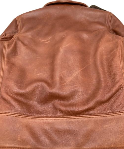 SCHOTT BROS.（ショット）SCHOTT BROS. (ショットブロス) 528US COW NEW NAKED D-POCKET RIDERS JKT ブラウン サイズ:36の古着・服飾アイテム