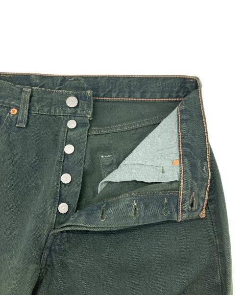 LEVI'S（リーバイス）LEVI'S (リーバイス) 90ｓ後染め501デニムパンツ グリーン サイズ:W30 L32の古着・服飾アイテム