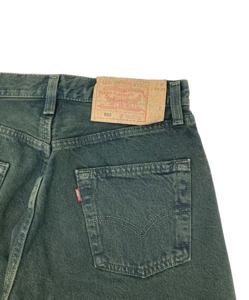 LEVI'S（リーバイス）LEVI'S (リーバイス) 90ｓ後染め501デニムパンツ グリーン サイズ:W30 L32の古着・服飾アイテム