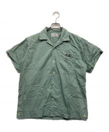 BACKERS（バッカーズ）の古着「ボウリングシャツ」｜グリーン