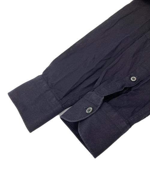 FRAY（フライ）FRAY (フライ) ワイドカラーシャツ ネイビー サイズ:14　1/2-37の古着・服飾アイテム