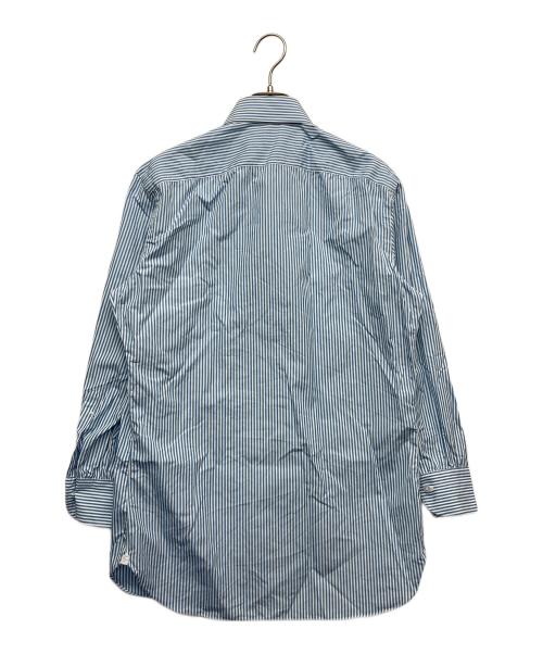 BORRIELLO（ボリエッロ）BORRIELLO (ボリエッロ) ワイドカラーシャツ ブルー サイズ:40の古着・服飾アイテム