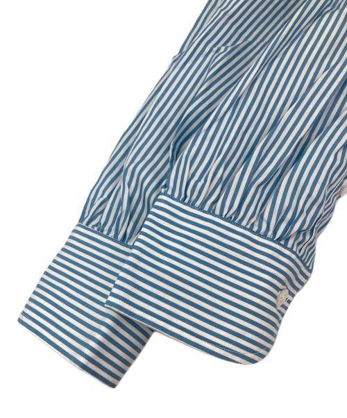 BORRIELLO（ボリエッロ）BORRIELLO (ボリエッロ) ワイドカラーシャツ ブルー サイズ:40の古着・服飾アイテム