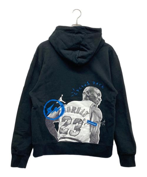 JORDAN（ジョーダン）JORDAN (ジョーダン) TRAVIS SCOTT (トラヴィス・スコット) FRAGMENT (フラッグメント) Tsf Fleece Pullover ブラック サイズ:Mの古着・服飾アイテム