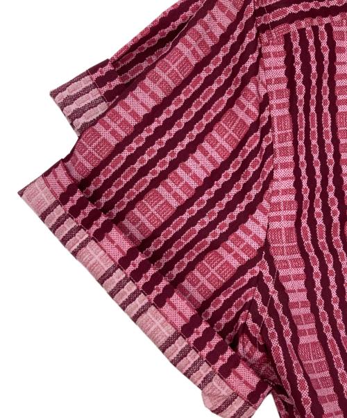PRADA（プラダ）PRADA (プラダ) 半袖総柄シャツ ショッキングピンク サイズ:42の古着・服飾アイテム