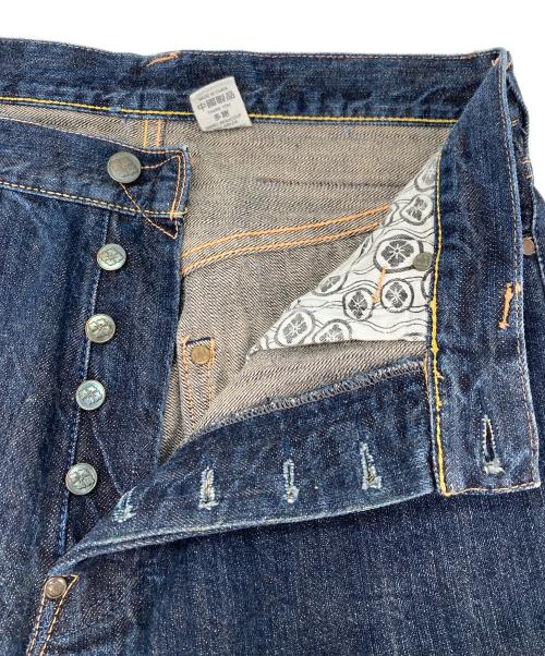 YAMANE（ヤマネ）YAMANE (ヤマネ) 959 大阪  ペンキ インディゴデニム インディゴ サイズ:32×34の古着・服飾アイテム