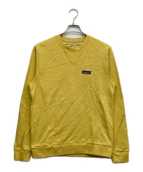 Patagonia（パタゴニア）Patagonia (パタゴニア) Regenerative Organic Certified Cotton Crewneck Sweatshirt イエロー サイズ:Sの古着・服飾アイテム