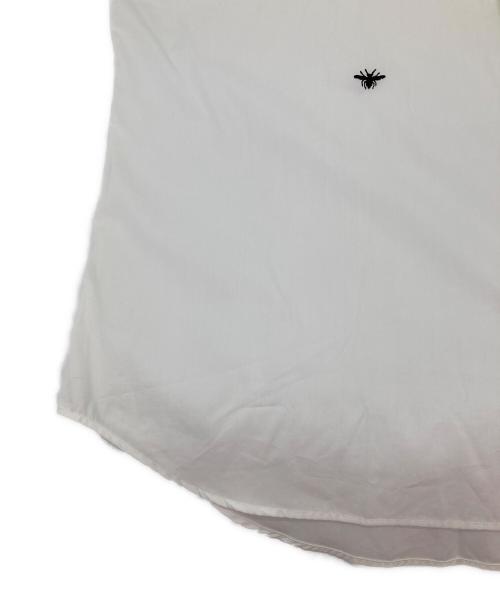 Christian Dior（クリスチャン ディオール）Christian Dior (クリスチャン ディオール) BEE刺繍ドレスシャツ ホワイト サイズ:43の古着・服飾アイテム