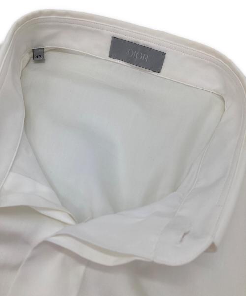 Christian Dior（クリスチャン ディオール）Christian Dior (クリスチャン ディオール) BEE刺繍ドレスシャツ ホワイト サイズ:43の古着・服飾アイテム