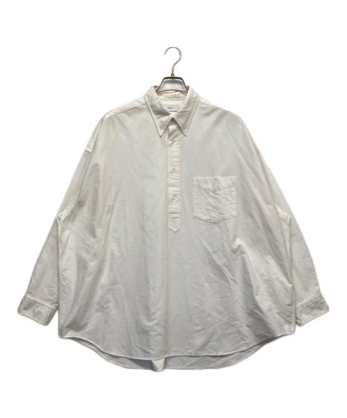 Graphpaper（グラフペーパー）Graphpaper (グラフペーパー) OVERSIZED BD PULLOVER SHIRT ホワイト サイズ:FREEの古着・服飾アイテム