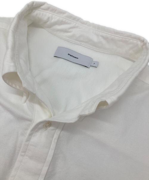 Graphpaper（グラフペーパー）Graphpaper (グラフペーパー) OVERSIZED BD PULLOVER SHIRT ホワイト サイズ:FREEの古着・服飾アイテム