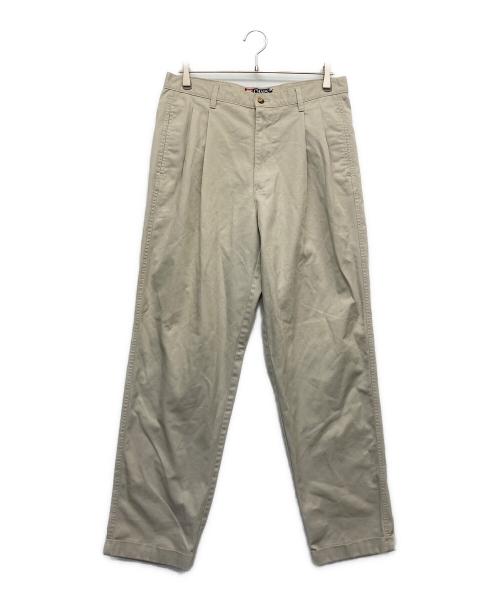 CHAPS RALPH LAUREN（チャップス ラルフローレン）CHAPS RALPH LAUREN (チャップス ラルフローレン) ツータックパンツ ベージュ サイズ:W34 L32の古着・服飾アイテム