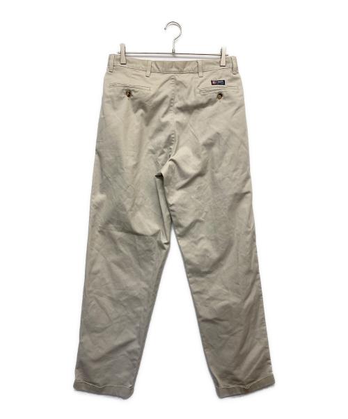 CHAPS RALPH LAUREN（チャップス ラルフローレン）CHAPS RALPH LAUREN (チャップス ラルフローレン) ツータックパンツ ベージュ サイズ:W34 L32の古着・服飾アイテム