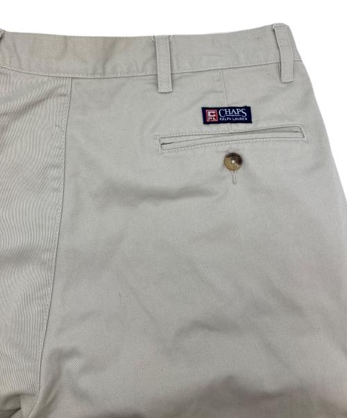 CHAPS RALPH LAUREN（チャップス ラルフローレン）CHAPS RALPH LAUREN (チャップス ラルフローレン) ツータックパンツ ベージュ サイズ:W34 L32の古着・服飾アイテム