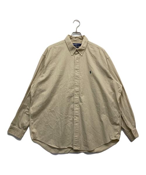 RALPH LAUREN（ラルフローレン）RALPH LAUREN (ラルフローレン) ボタンダウンシャツ ベージュ サイズ:XXLの古着・服飾アイテム
