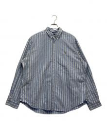 RALPH LAUREN（ラルフローレン）の古着「ボタンダウンシャツ」｜ブルー