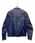Lewis Leathers (ルイスレザース) シングルライダースジャケット ブルー サイズ:38：74000円