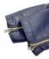 中古・古着 Lewis Leathers (ルイスレザース) シングルライダースジャケット ブルー サイズ:38：74000円