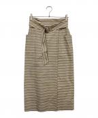 TIARAティアラ）の古着「タイトスカート」｜ブラウン