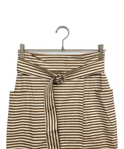 TIARA（ティアラ）TIARA (ティアラ) タイトスカート ブラウン サイズ:記載無 未使用品の古着・服飾アイテム