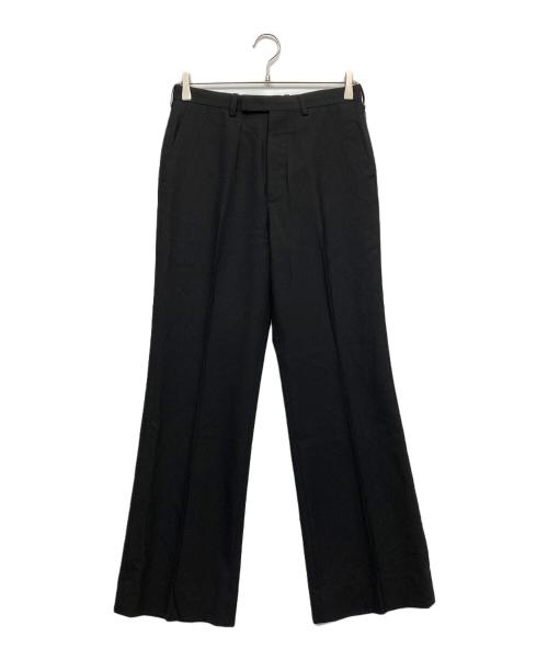 LAD MUSICIAN（ラッドミュージシャン）LAD MUSICIAN (ラッドミュージシャン) WOOL GABARDINE SLIM FLARE ブラック サイズ:42 未使用品の古着・服飾アイテム