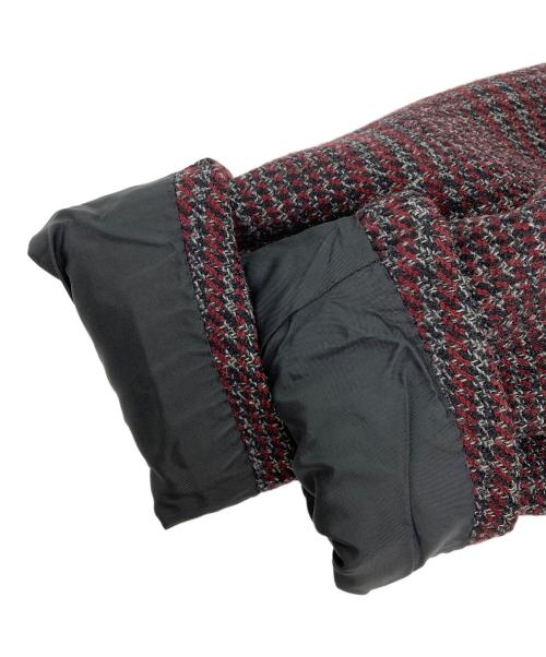 COMME des GARCONS HOMME（コムデギャルソン オム）COMME des GARCONS HOMME (コムデギャルソン オム) ウールチェックテーラードジャケット レッド サイズ:Sの古着・服飾アイテム