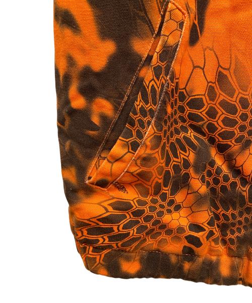 stussy（ステューシー）stussy (ステューシー) WORK JACKET KRYPTEK CAMO オレンジ サイズ:Sの古着・服飾アイテム