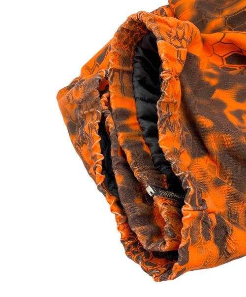 stussy（ステューシー）stussy (ステューシー) WORK JACKET KRYPTEK CAMO オレンジ サイズ:Sの古着・服飾アイテム