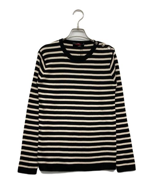 Couture d'adam（クチュールドアダム）COUTURE D'ADAM (クチュールドアダム) RENOWA BORDER KNIT アイボリー×ブラック サイズ:38 未使用品の古着・服飾アイテム