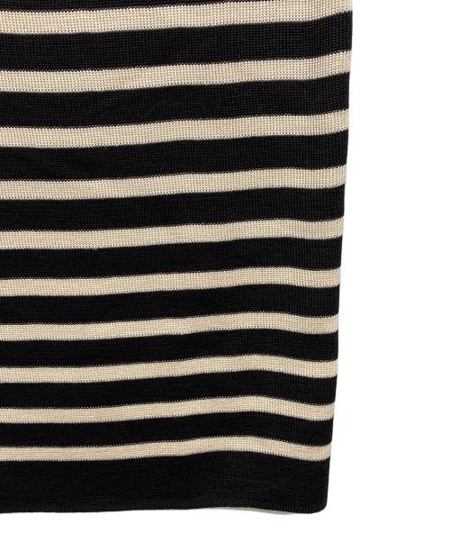 Couture d'adam（クチュールドアダム）COUTURE D'ADAM (クチュールドアダム) RENOWA BORDER KNIT アイボリー×ブラック サイズ:38 未使用品の古着・服飾アイテム