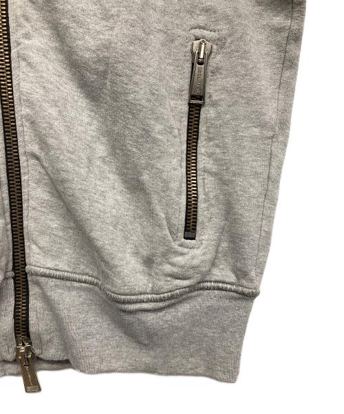 DSQUARED2（ディースクエアード）DSQUARED2 (ディースクエアード) ジップアップスウェット グレー サイズ:Mの古着・服飾アイテム