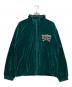 X-LARGE（エクストララージ）の古着「ベロアトラックジャケット」｜グリーン