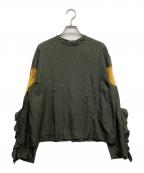 TOGA PULLAトーガ プルラ）の古着「長袖ブラウス」｜グリーン