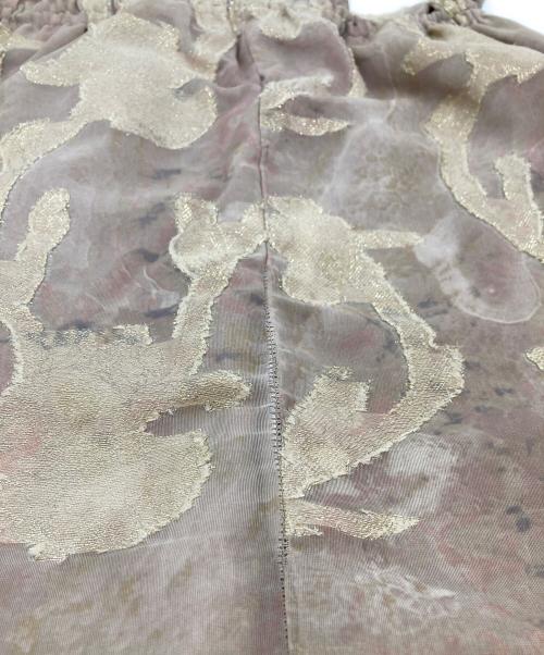 EBONY（エボニー）EBONY (エボニー) アイリスカットジャガードスカート ベージュ サイズ:1の古着・服飾アイテム