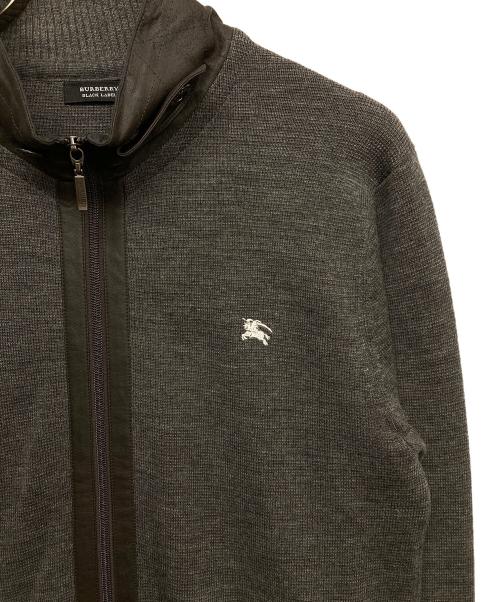 BURBERRY BLACK LABEL（バーバリーブラックレーベル）BURBERRY BLACK LABEL (バーバリーブラックレーベル) ニットジャケット グレー サイズ:無の古着・服飾アイテム