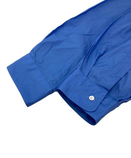 Graphpaper（グラフペーパー）Graphpaper (グラフペーパー) Broad L/S Oversized Regular Collar Shirt ブルー サイズ:1の古着・服飾アイテム