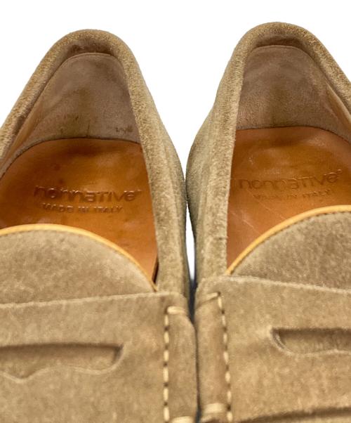 nonnative（ノンネイティブ）nonnative (ノンネイティブ) スウェードローファー ベージュ サイズ:記載無の古着・服飾アイテム