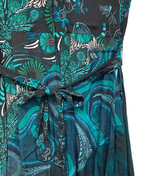 Desigual（デシグアル）Desigual (デシグアル) シャツワンピース グリーン サイズ:38の古着・服飾アイテム