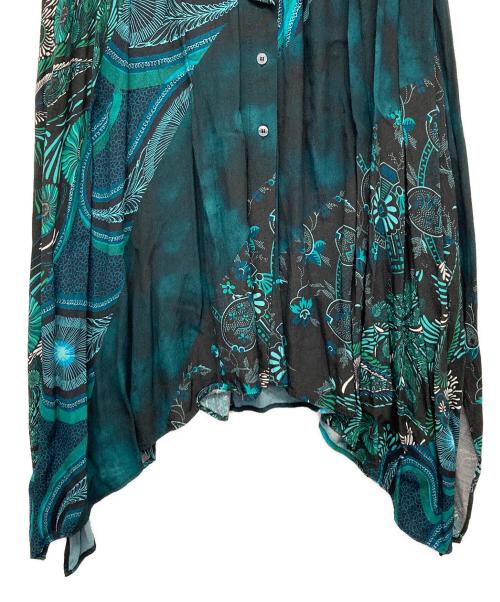 Desigual（デシグアル）Desigual (デシグアル) シャツワンピース グリーン サイズ:38の古着・服飾アイテム