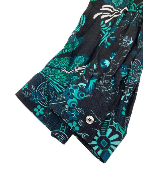 Desigual（デシグアル）Desigual (デシグアル) シャツワンピース グリーン サイズ:38の古着・服飾アイテム