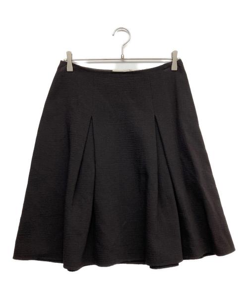 CELINE（セリーヌ）CELINE (セリーヌ) フレアスカート ブラウン サイズ:38の古着・服飾アイテム