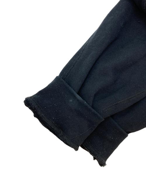 1PIU1UGUALE3 RELAX（ウノピゥウノウグァーレトレ リラックス）1piu1uguale3 relax (ウノピゥウノウグァーレトレ リラックス) ラインストーンスリーブパンツ ブラック サイズ:Ｍの古着・服飾アイテム