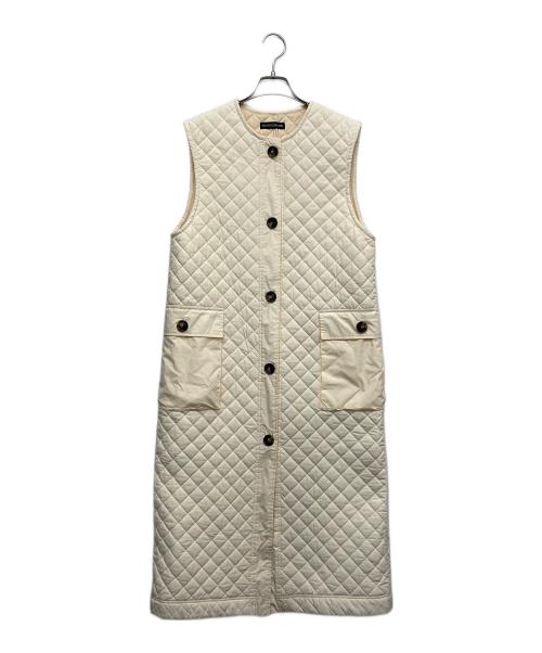 Sea Room lynn（シールームリン）Sea Room Lynn (シールームリン) キルティングロングベスト ホワイト サイズ:Fの古着・服飾アイテム