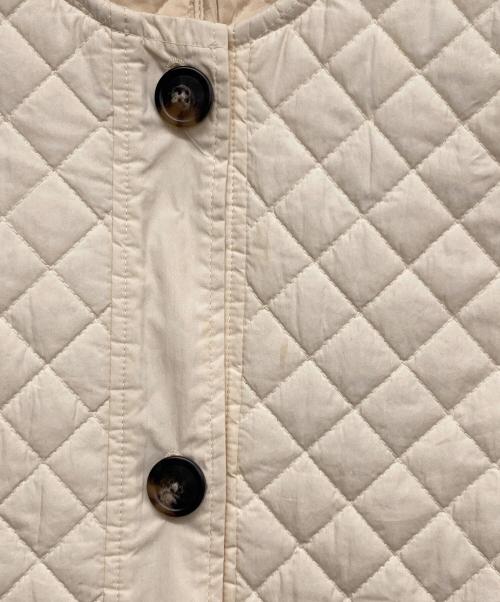 Sea Room lynn（シールームリン）Sea Room Lynn (シールームリン) キルティングロングベスト ホワイト サイズ:Fの古着・服飾アイテム